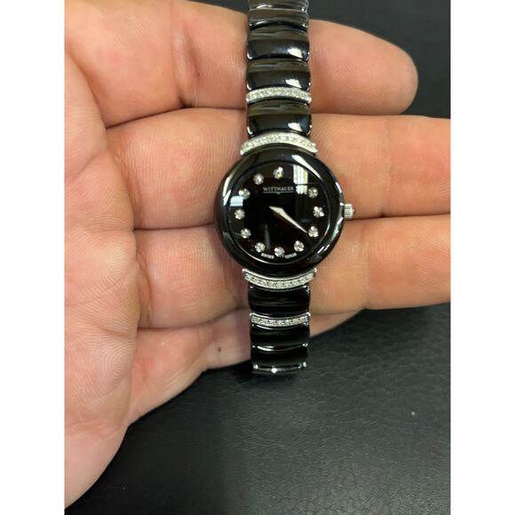 Wittnauer Black Ceramic Sapphire Crystal Women’s Watch! main image 2